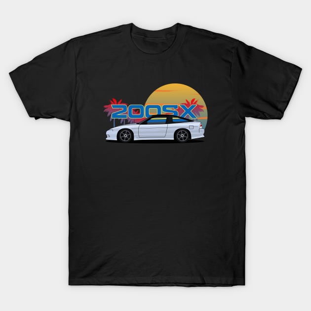 200SX Classic JDM T-Shirt by masjestudio